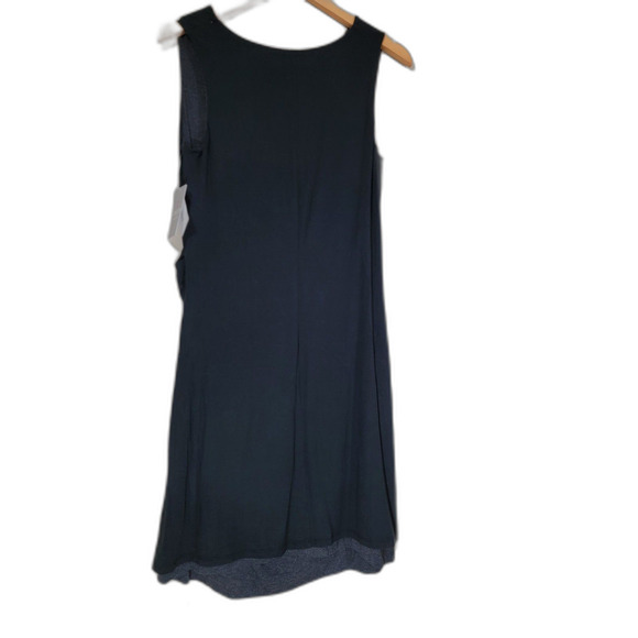 NWT Athleta Inverse Drape Women's Black Dress - Medium - Picture 2 of 7